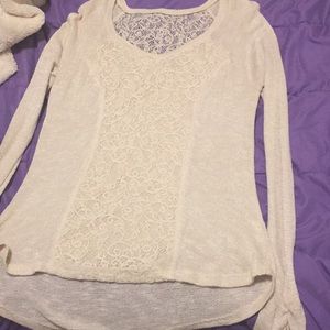 Plus size long sleeve casual shirt